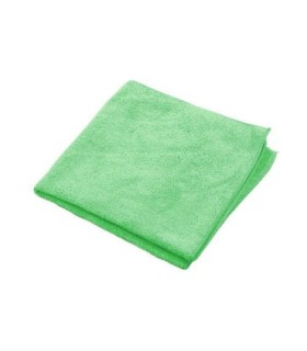 HOSPECO 2512GDZ Microfiber Cloth - 12x12" 300gsm 12/pk/18pks/cs- Green - 2512GDZ -  - [unit price]