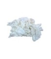 HOSPECO 45525 Mill Bleached Knit Wipers - Tshirt Rags 25Lbs - White