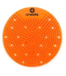 HOSPECO AWSFUS231BX Airworks Splash Free Urinal Screen 10/pk -Citrus Grove - AWSFUS231BX -  - [unit price]