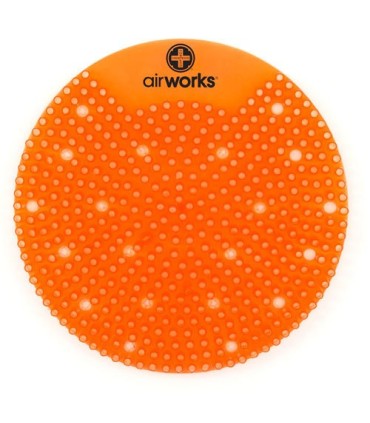 HOSPECO AWSFUS231BX Airworks Splash Free Urinal Screen 10/pk -Citrus Grove - AWSFUS231BX -  - [unit price]