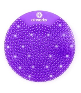 HOSPECO AWSFUS234BX Airworks Splash Free Urinal Screen 10/pk -Vineyard - AWSFUS234BX -  - [unit price]