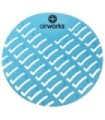 HOSPECO AWUS001BX Airworks EVA Urinal Screen 10/pk - Eucalyptus -t Blue