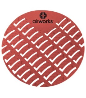 HOSPECO AWUS230BX OBS: Airworks EVA Urinal Screen 10/pk - Spice - Lt Burgundy - AWUS230BX -  - [unit price]
