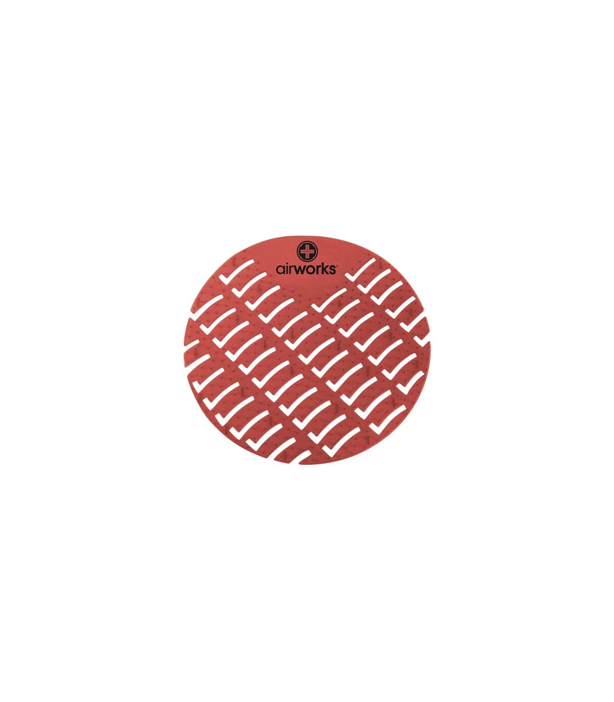 HOSPECO AWUS230BX OBS: Airworks EVA Urinal Screen 10/pk - Spice - Lt Burgundy - AWUS230BX -  - [unit price]