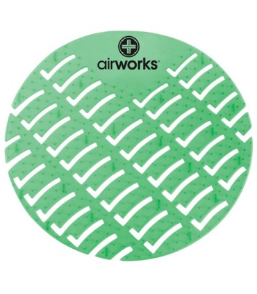 HOSPECO AWUS232BX Airworks EVA Urinal Screen 10/pk - Fresh Garden -Green - AWUS232BX -  - [unit price]