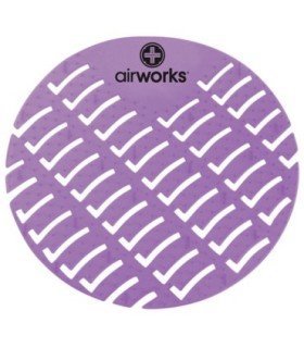 HOSPECO AWUS234BX Airworks EVA Urinal Screen 10/pk - Vineyard - Purple - AWUS234BX -  - [unit price]