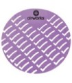 HOSPECO AWUS234BX Airworks EVA Urinal Screen 10/pk - Vineyard - Purple