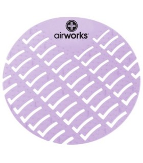 HOSPECO AWUS236BX Airworks EVA Urinal Screen 10/pk -Lav. Meadow-Purple - AWUS236BX -  - [unit price]