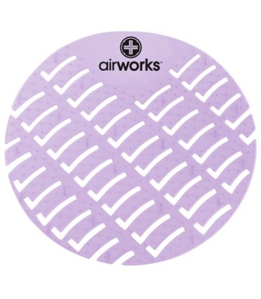 HOSPECO AWUS236BX Airworks EVA Urinal Screen 10/pk -Lav. Meadow-Purple - AWUS236BX -  - [unit price]