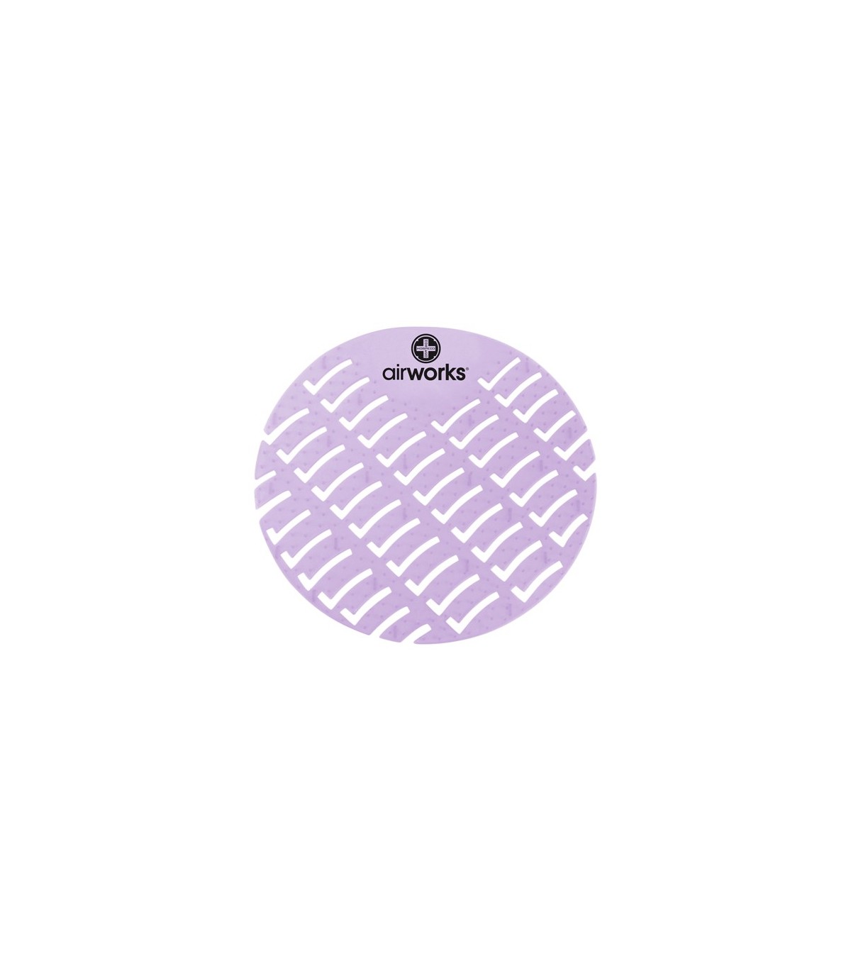 HOSPECO AWUS236BX Airworks EVA Urinal Screen 10/pk -Lav. Meadow-Purple - AWUS236BX -  - [unit price]