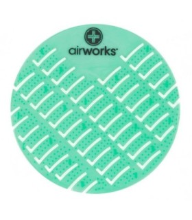 HOSPECO AWUS237BX Airworks EVA Urinal Screen 10/pk -CucumbrMelon-Green - AWUS237BX -  - [unit price]