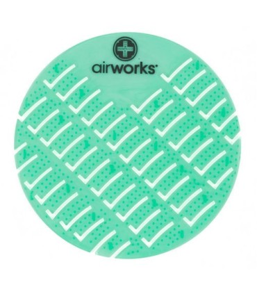 HOSPECO AWUS237BX Airworks EVA Urinal Screen 10/pk -CucumbrMelon-Green - AWUS237BX -  - [unit price]