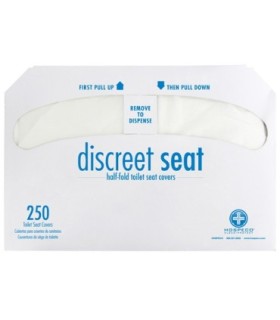 HOSPECO DS1000 Discreet Seat Cover Refill Half Fold 250bx/4bx/cs - DS1000 -  - [unit price]