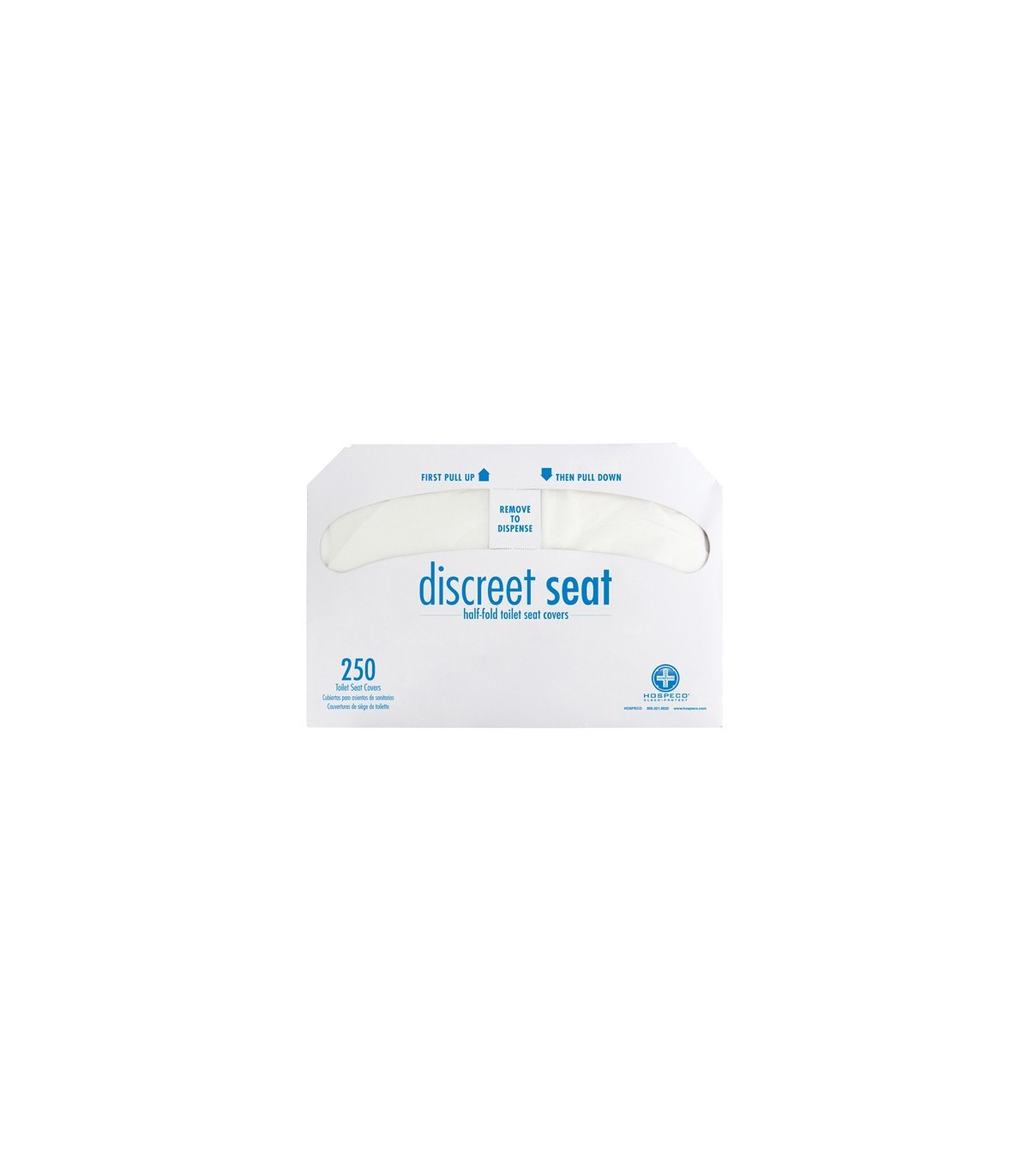 HOSPECO DS5000 Discreet Seat Cover Refill Half Fold 250bx/20bx/cs - DS5000 -  - [unit price]