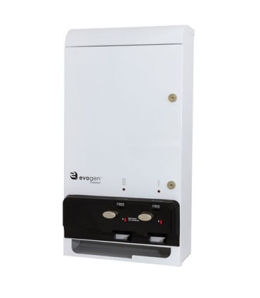 HOSPECO EV1FREE Vending - Napkin/Tampon Evogen EV1 Disp - White - Free - EV1FREE -  - [unit price]