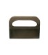 HOSPECO HG1S Hgards-Half Fold Seat Cover Plastic Disp. 1/cs-Smoke - HG1S -  - [unit price]