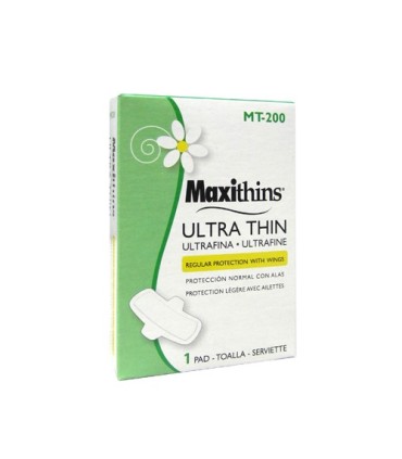 HOSPECO MT200 Vending - Maxithins Ultra Thin No.4bx w/Wings 200/cs - MT200 -  - [unit price]