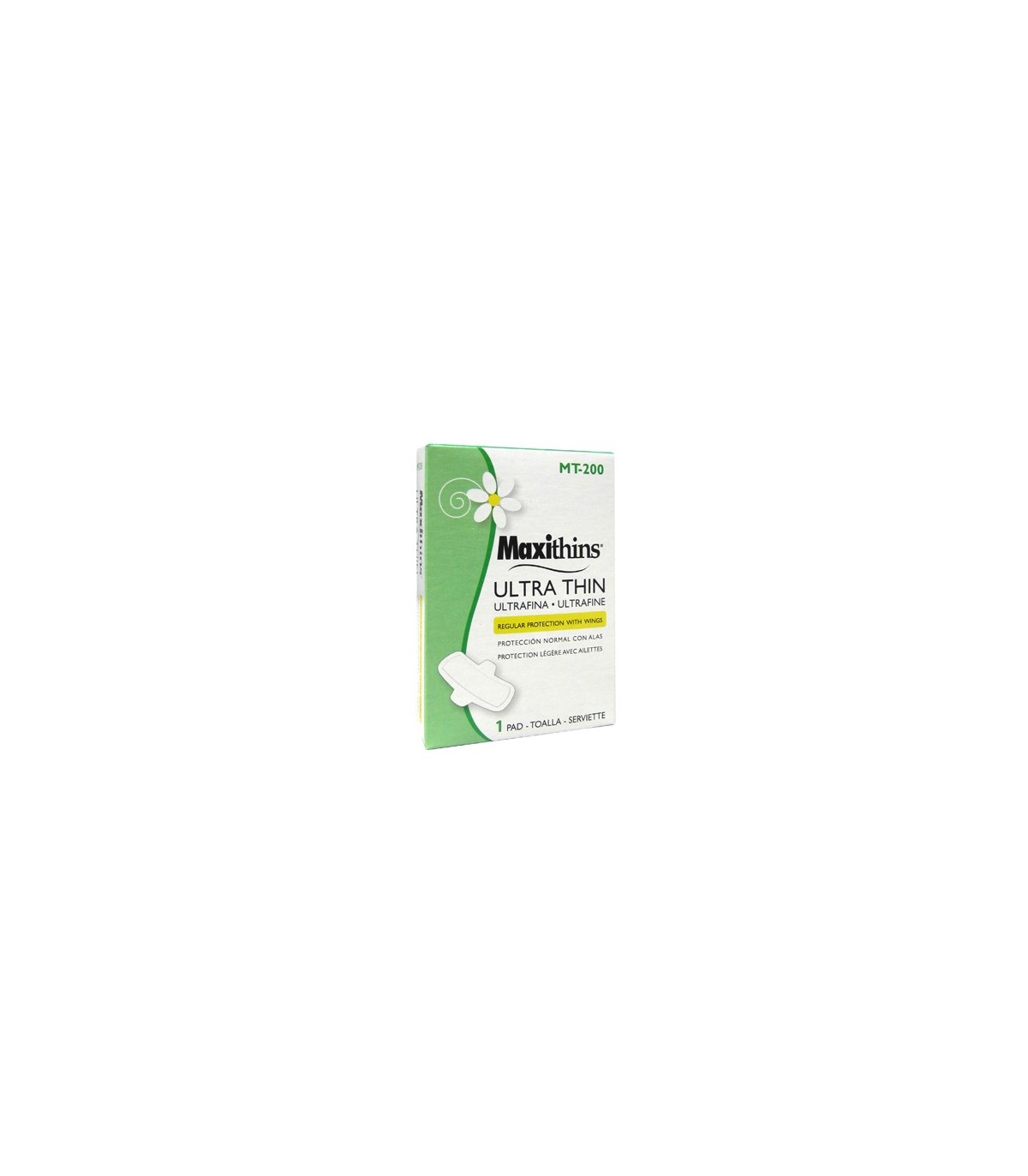 HOSPECO MT200 Vending - Maxithins Ultra Thin No.4bx w/Wings 200/cs - MT200 -  - [unit price]