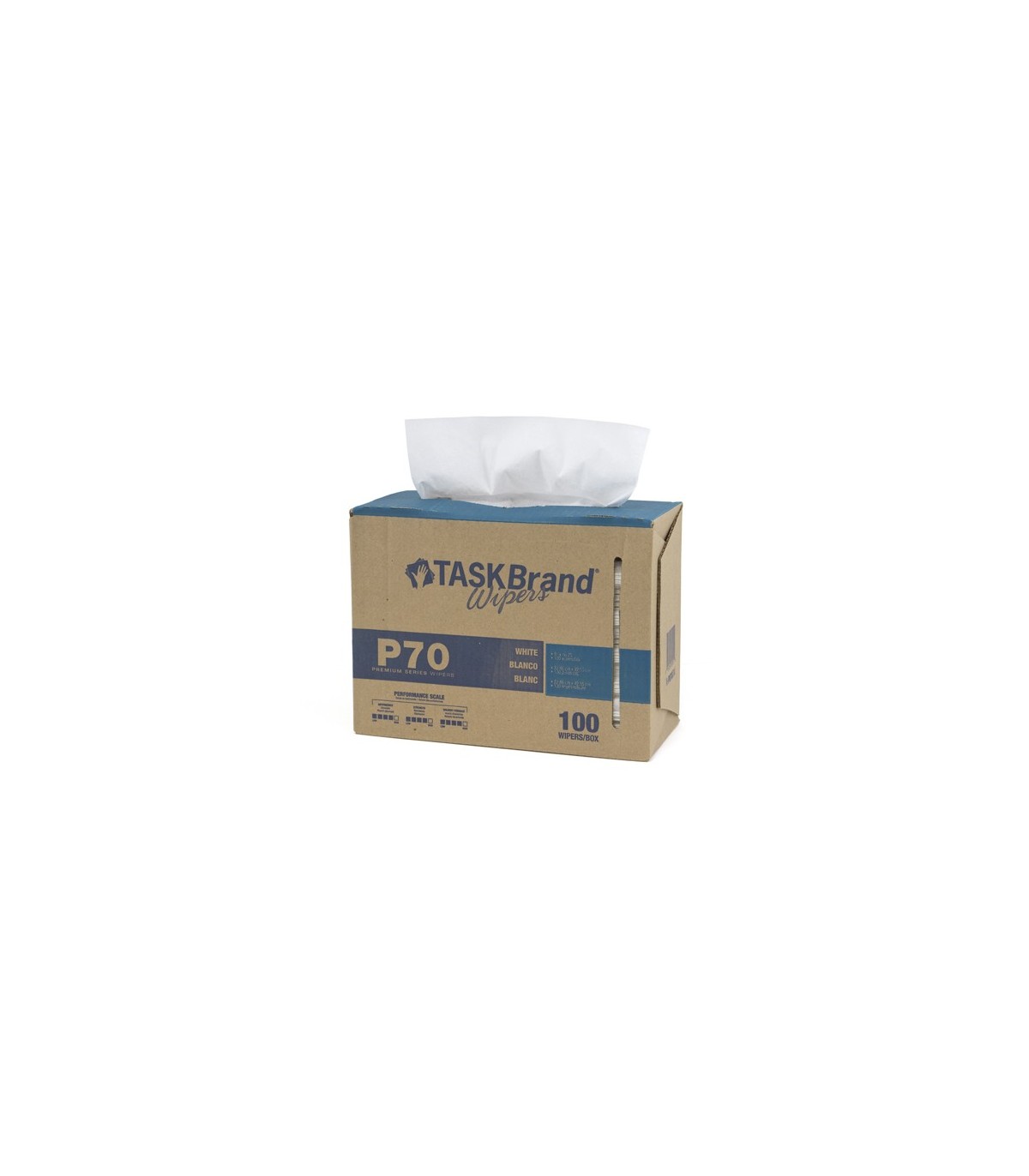 HOSPECO NP070IDW Taskbrand - P70 9"x16.5"Interfold 100/bx/10bx/cs-White - NP070IDW -  - [unit price]