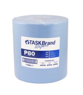 HOSPECO NP080JPB Taskbrand Wiper - P80 12x13"Jumbo 475/rl/1rl/cs - Blue - NP080JPB -  - [unit price]