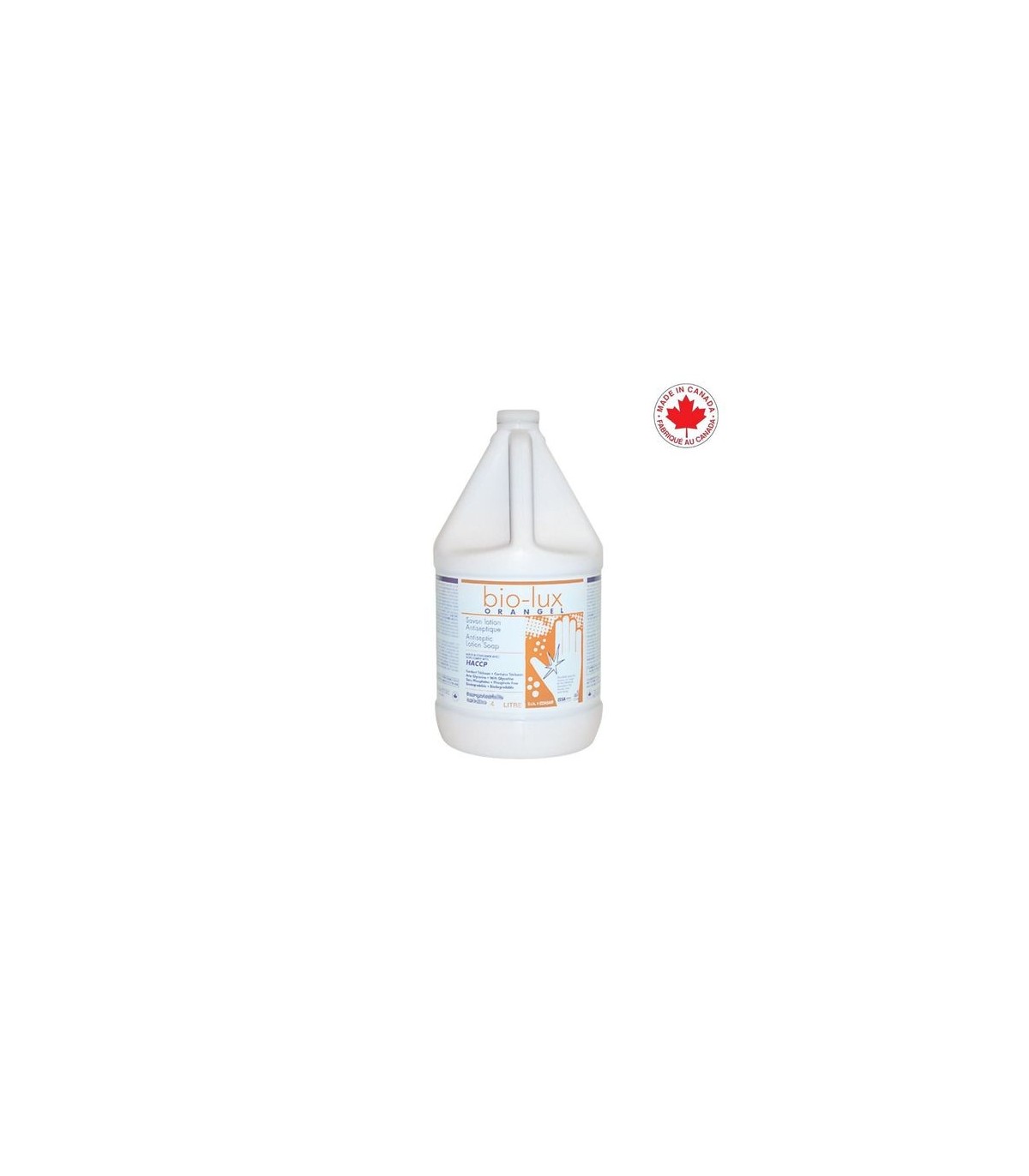 SAFEBLEND BIORGW4 Bio-Lux Orangel Antimicrobial Clear Orange Gel - 4/4L - BIORGW4 -  - [unit price]