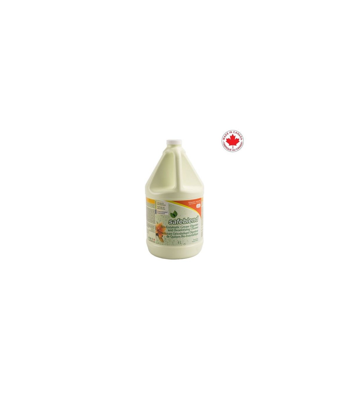 SAFEBLEND ECFLG04 Safebld Bioenzymatic Grease Digester/Deod. Clnr - 4/4L - ECFLG04 -  - [unit price]