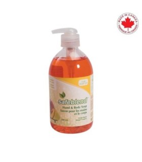 SAFEBLEND HLMP5CD Safebld Hand & Body Soap Mango Papaya - 12/500ml - HLMP5CD -  - [unit price]
