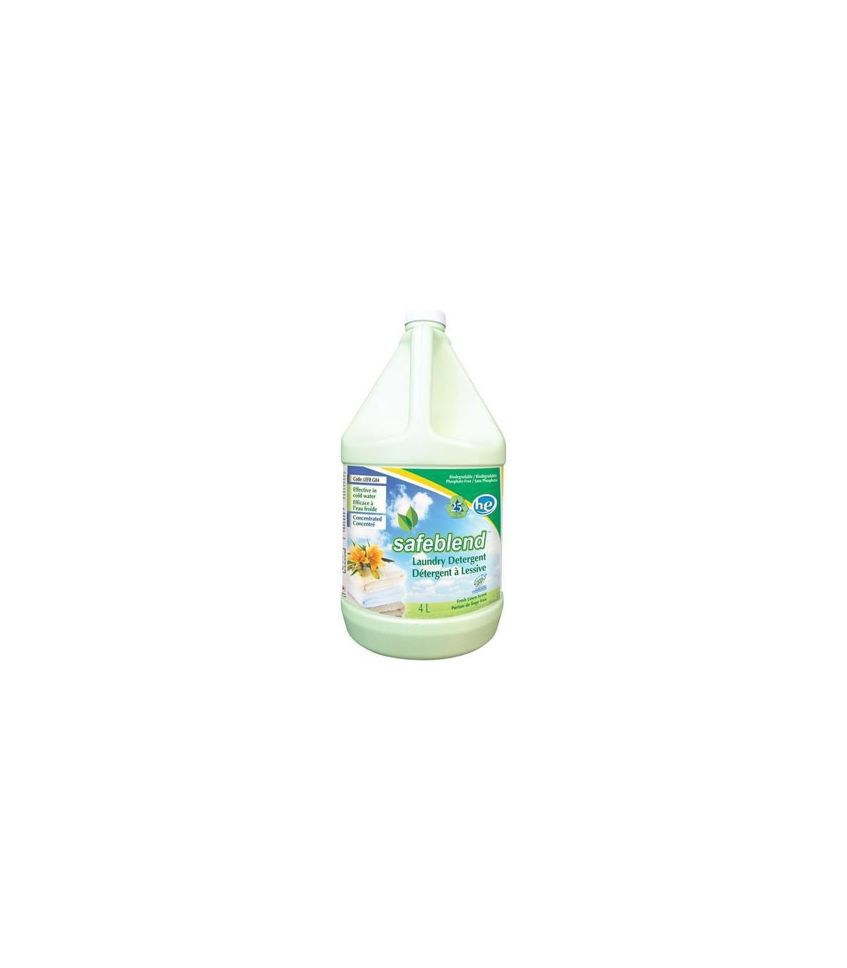 SAFEBLEND LEXXG04 Safebld Laundry Detergent Fragrance Free HE - 4/4L - LEXXG04 -  - [unit price]