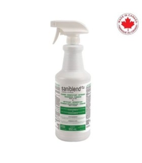 SAFEBLEND SRTLXWD Sanibld RTU Lemon Cleaner/Deodorizer/Disinf-12/950mL - SRTLXWD -  - [unit price]