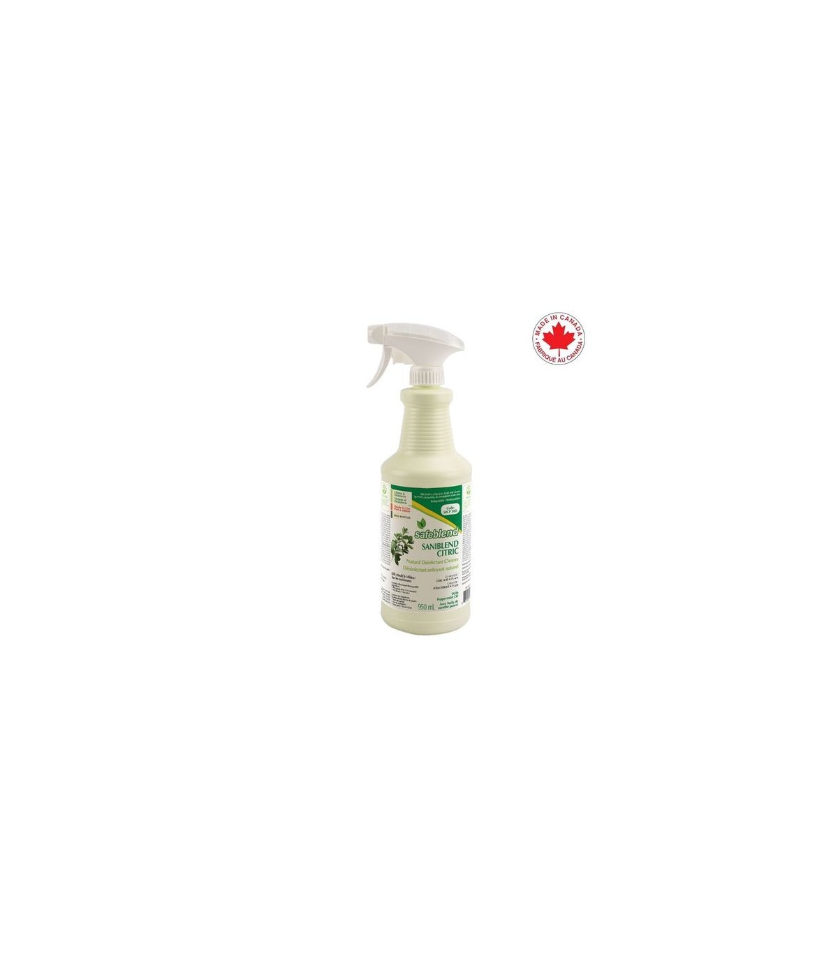 SAFEBLEND SRXPX0D Safebld Sanibl Oxy Disinf Clnr - Pepmint Oil- 12/950mL - SRXPX0D -  - [unit price]