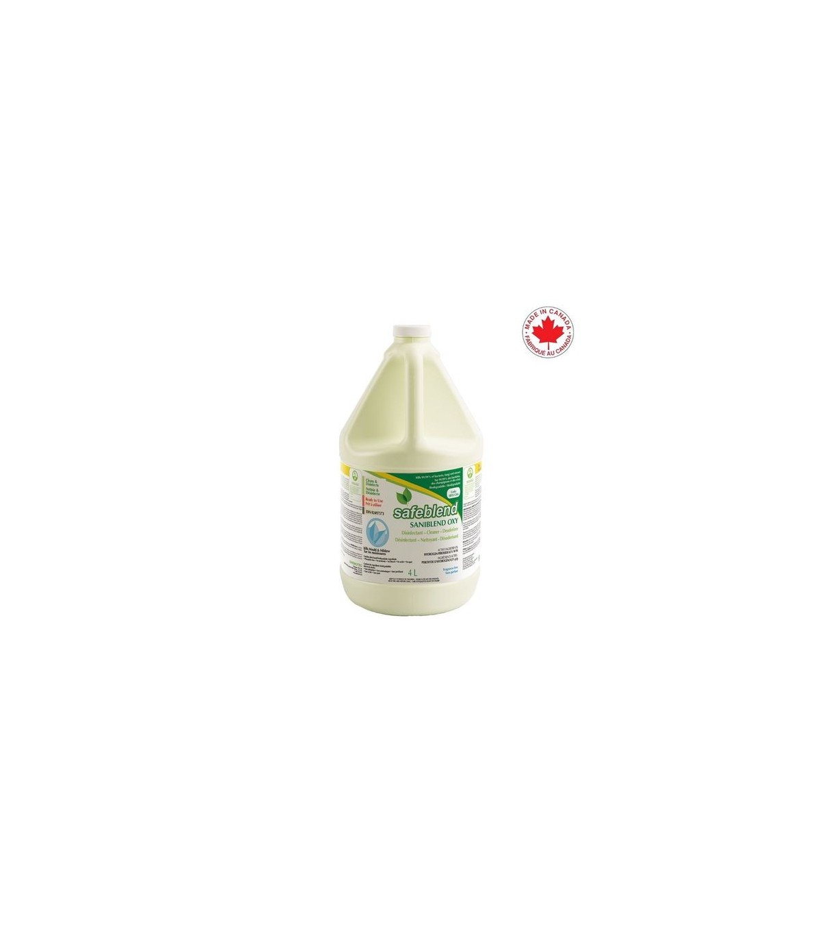 SAFEBLEND SRXXG04 Safebld Saniblend Oxy Disinf Clnr Frag Free - 4/4L - SRXXG04 -  - [unit price]