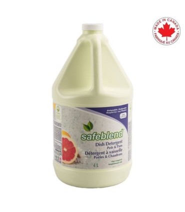 SAFEBLEND VCPGG04 Safebld Dish Detergent Pink Grapefruit - 4/4L - VCPGG04 -  - [unit price]