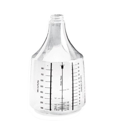 TOLCO 120157 Bottle - Round 36oz w/Scale - 28/400 - PET Clear Case: 50 - 120157 -  - [unit price]