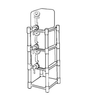 TOLCO 190143 Space Station - Rack System Complete - 4 Shelf Case: 1 - 190143 -  - [unit price]