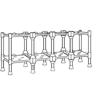 TOLCO 190151 Storage - Build-A-Rack - 8 Shelf (4x4) Case: 1 - 190151 -  - [unit price]