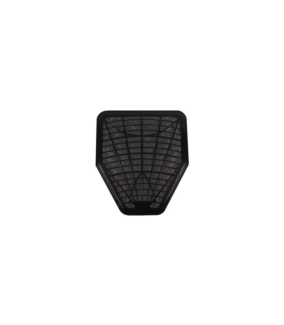 TOLCO 220209 Urinal Mat - Komodo - Gray/Black Case: 6 - 220209 -  - [unit price]