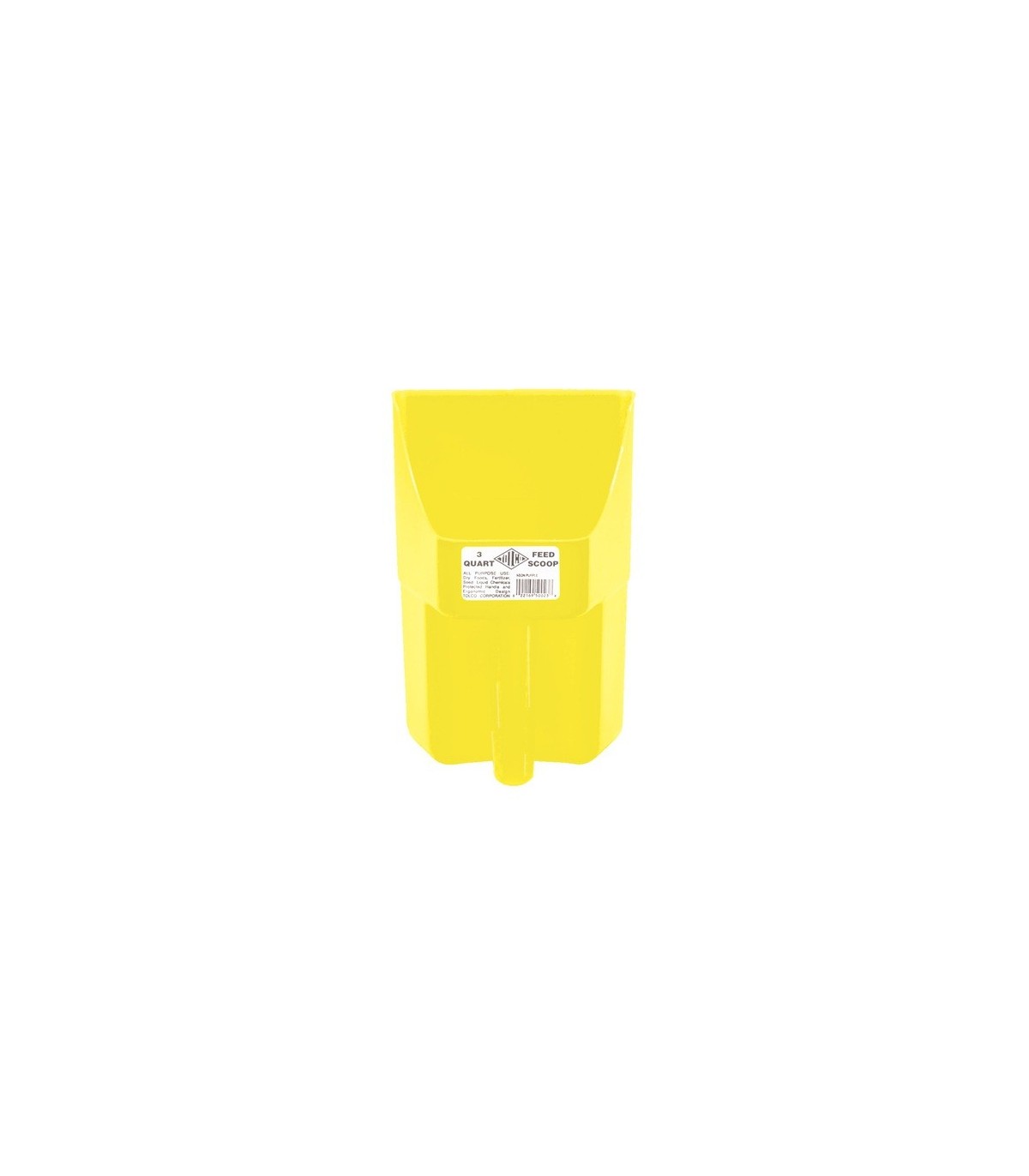 TOLCO 240104 Scoop - Mod 621 - 3qt - Yellow Case: 12 - 240104 -  - [unit price]
