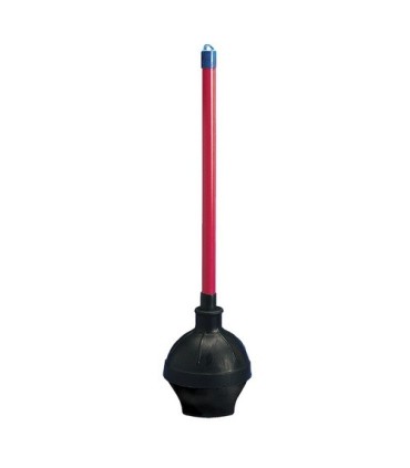 TOLCO 280174 Toilet Bowl - Industrial Plunger 17" - Red/Black  Case: 24 - 280174 -  - [unit price]