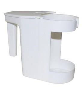 TOLCO 280176 Toilet Bowl - Caddy For Brush/Mop/Qt Bottle - White Case: 12 - 280176 -  - [unit price]