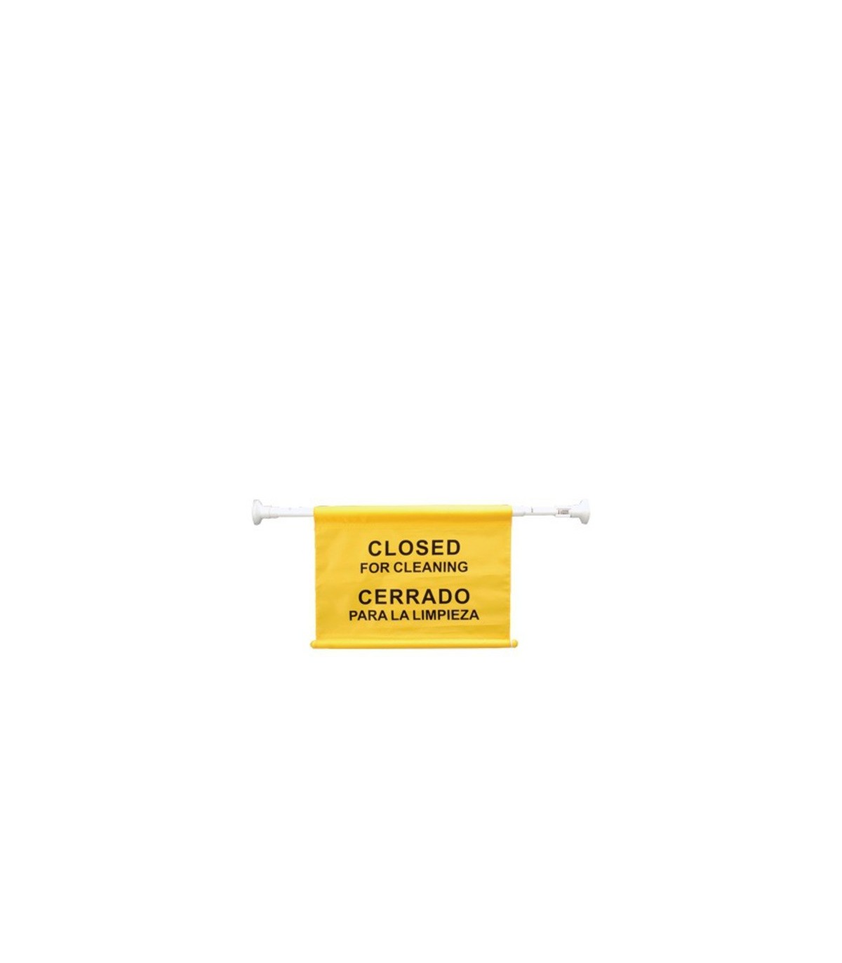 TOLCO 320210 Safety Pole Sign - Closed For Cleaning-Eng/Span-Yellow  Case: 24 - 320210 -  - [unit price]