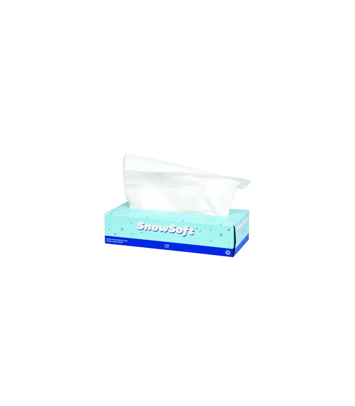 SUNSET FT10030 Snow Soft - Facial Tissue 2-ply 100sht/bx - 30bx/cs - FT10030 -  - [unit price]