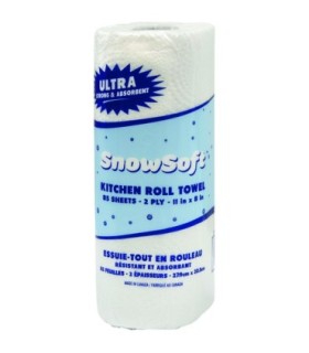 SUNSET KT1188524 Snow Soft - Kitchen Towel 2-ply 85sht/rl - 24rls/cs - KT1188524 -  - [unit price]