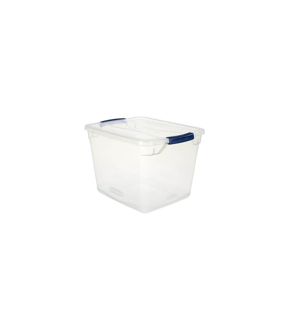 Rubbermaid Home RMCC300014 Cleverstore Tote 28L/7.5G Basic Latch - Clear - 8/cs - RMCC300014 -  - [unit price]