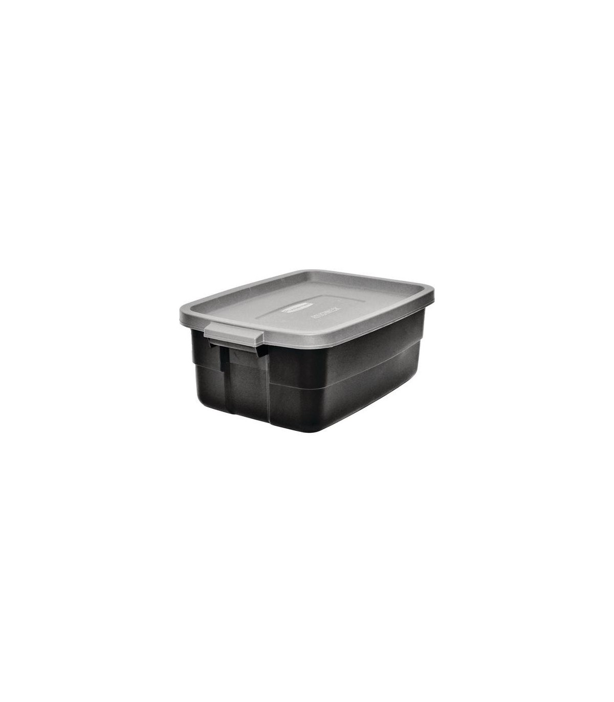 Rubbermaid Home RMRT100007 Roughneck Tote 38L/10G - Black w/Cool Grey - 6/cs - RMRT100007 -  - [unit price]