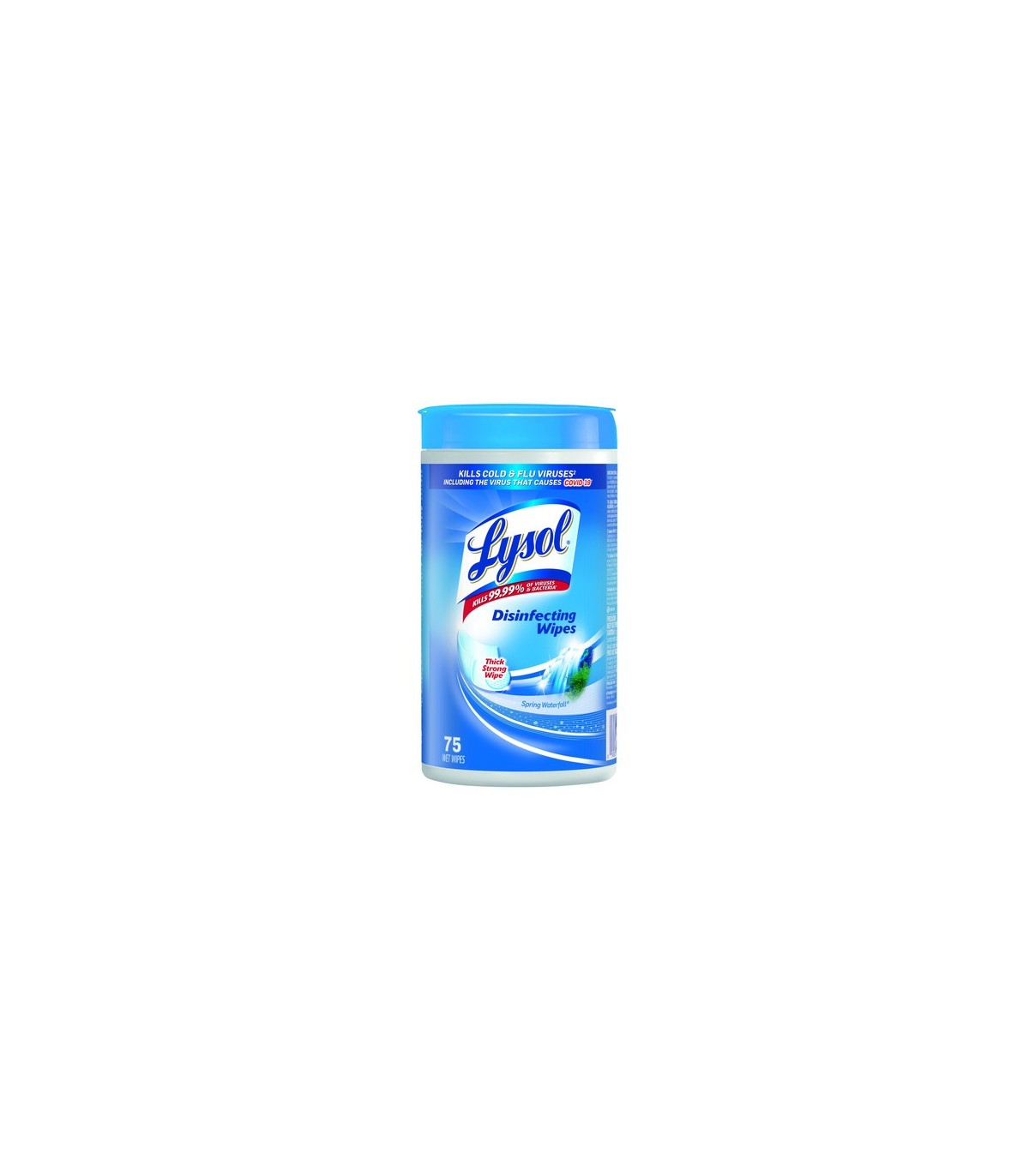 Reckitt 0-19200-99366 Wipes - Lysol Tubs - Spring Waterfall - 6/75ct - 0-19200-99366 -  - [unit price]