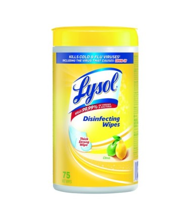 Reckitt 0-19200-99369 SALE: Wipes - Lysol Tubs - Citrus - 6/75ct - 0-19200-99369 -  - [unit price]