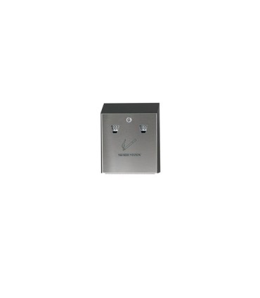 Rubbermaid UR R1012E-BK Smoking Receptacle - Wall Mount Urn w/Lock - Black - R1012E-BK -  - [unit price]