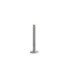 Rubbermaid UR R1SM Smoking Receptacle - Pole 4x4x41" - Silver Metallic - R1SM -  - [unit price]