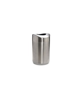 Rubbermaid UR R2030SSPL Eclipse - Open Top 30G w/Plastic Liner - SST - R2030SSPL -  - [unit price]
