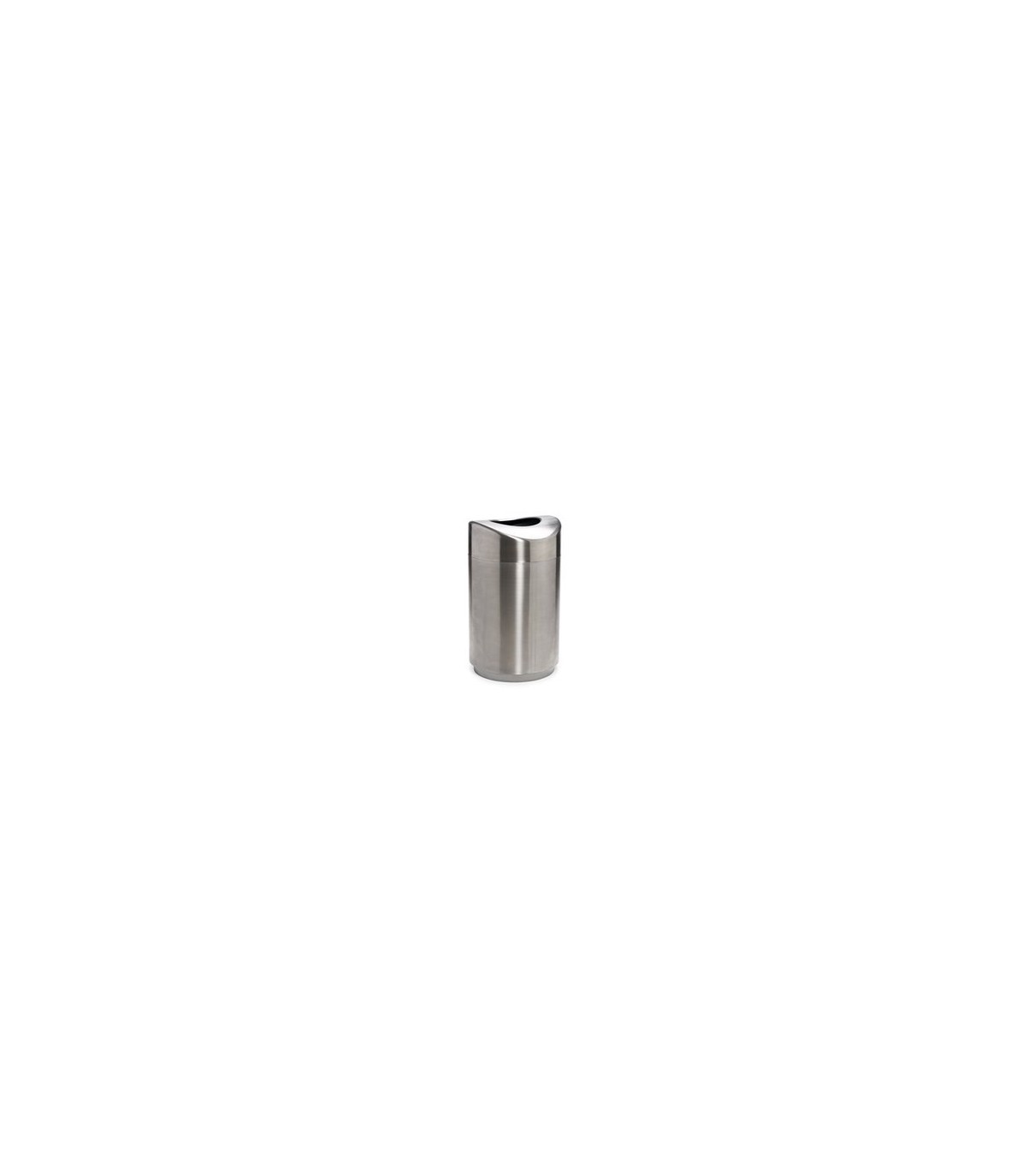 Rubbermaid UR R2030SSPL Eclipse - Open Top 30G w/Plastic Liner - SST - R2030SSPL -  - [unit price]